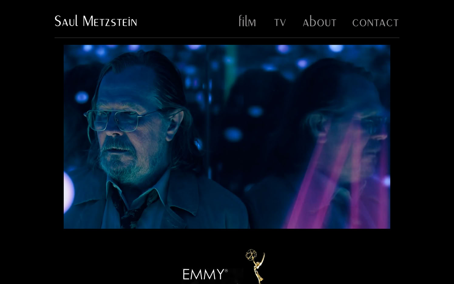 Website des Filmregisseurs Saul Metzstein, erstellt mit Sitely.