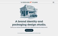 The Design Plans website, built with Sitely.