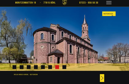 A screenshot of a Sitely-built website